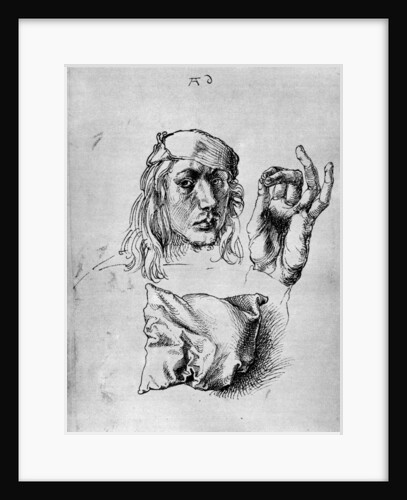 Self Portrait with a Pillow by Albrecht Dürer