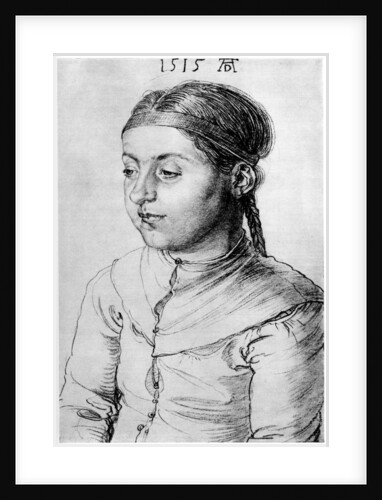 Head of a Girl by Albrecht Dürer