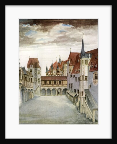 Castle Courtyard, Innsbruck by Albrecht Dürer