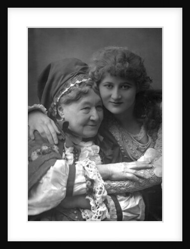 Mary Anderson (1859-1940), American stage actress, and Mrs Stirling by W&D Downey