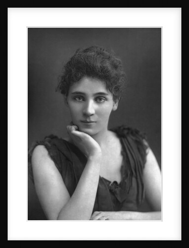 Elizabeth Robins (1862-1952), American actress, playwright, novelist, and suffragette by W&D Downey