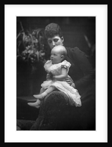 Princess Louise (1867-1931) with her daughter Princess Alexandra by W&D Downey