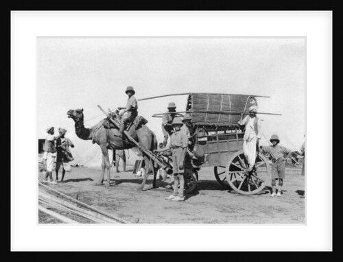 A camel cart, India by Anonymous