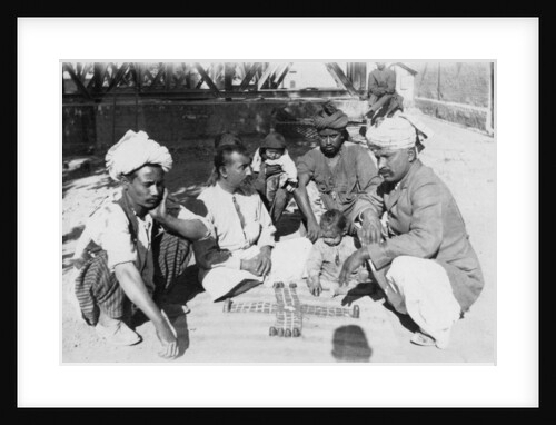 Hindus gambling, India by Anonymous