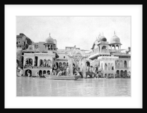 Bathing ghats, Mathura, India by Anonymous