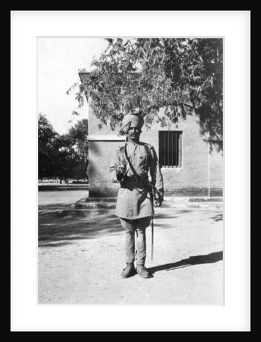 Indian lancer, Mathura, India by Anonymous