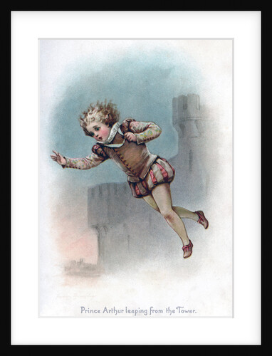 Prince Arthur leaping from the Tower by Frances Brundage