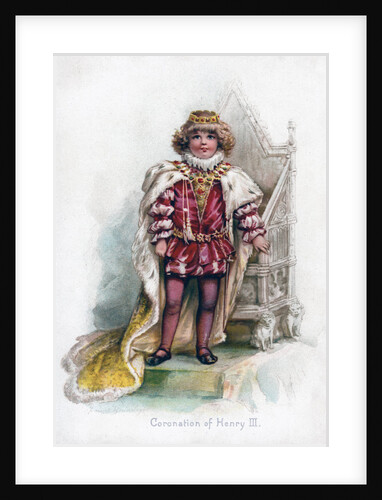 Coronation of Henry III by Frances Brundage