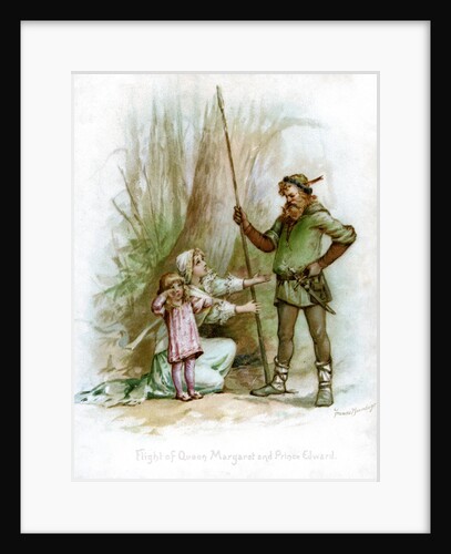 Flight of Queen Margaret and Prince Edward by Frances Brundage