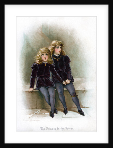 The Princes in the Tower by Frances Brundage