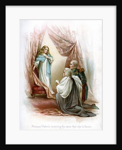Princess Victoria receiving the news that she is Queen by Frances Brundage