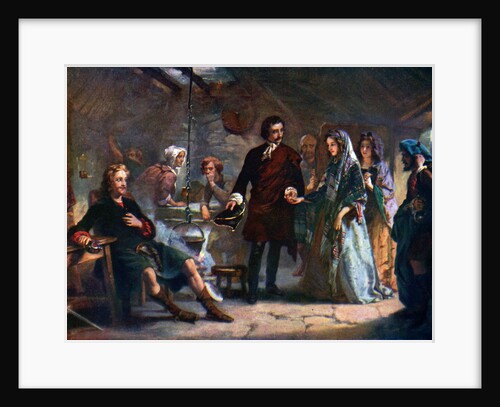 The first meeting of Prince Charles and Flora Macdonald on the island of South Uist by Anonymous