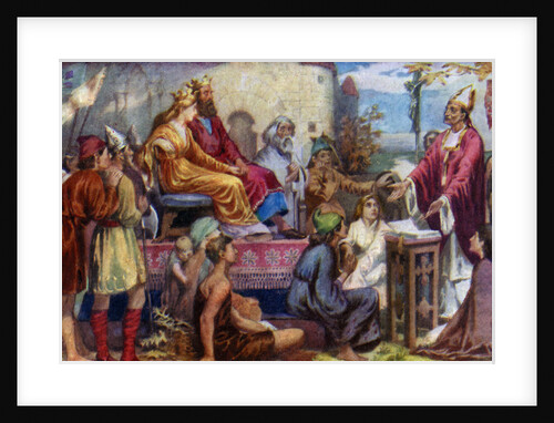 Augustine Preaching to Ethelbert and Bertha by Anonymous