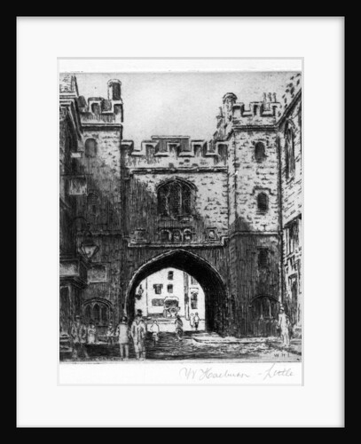 St John's gateway, London by WH Little