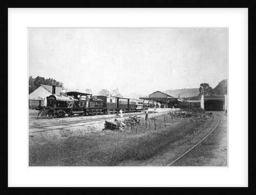 The Royal Train leaving Kandy station, Sri Lanka by Anonymous