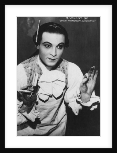 Rudolph Valentino (1895-1926), Italian actor by Anonymous