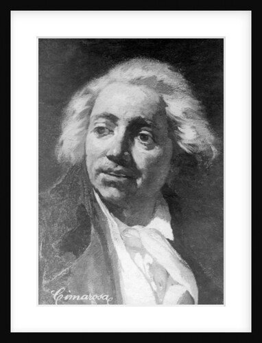 Domenico Cimarosa (1749-1801), Italian composer by Anonymous