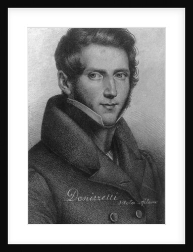 Gaetano Donizetti (1797-1848), Italian composer by Anonymous