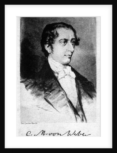 Carl Maria von Weber (1786-1826), German composer by Anonymous