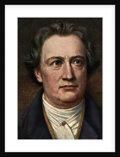 Johann Wolfgang von Goethe (1749-1832), German writer by Anonymous