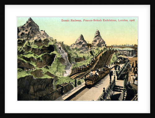 Scenic railway, Franco-British Exhibition, London by Valentine & Sons