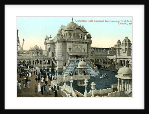 Congress Hall, Imperial International Exhibition, London by Valentine & Sons