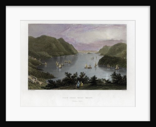 The Hudson River as seen from West Point, USA by R Wallis