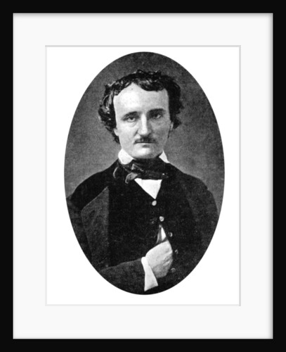 Edgar Allan Poe (1809-1849), American author and poet by Anonymous