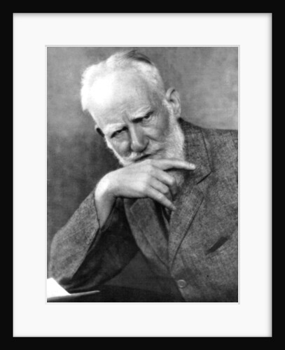 George Bernard Shaw (1856-1950), Irish author by Anonymous