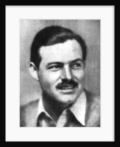 Ernest Hemingway (1899-1961), American novelist by Anonymous