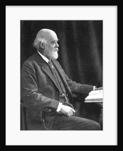 Sir Oliver Joseph Lodge (1851-1940), English physicist and writer by Anonymous