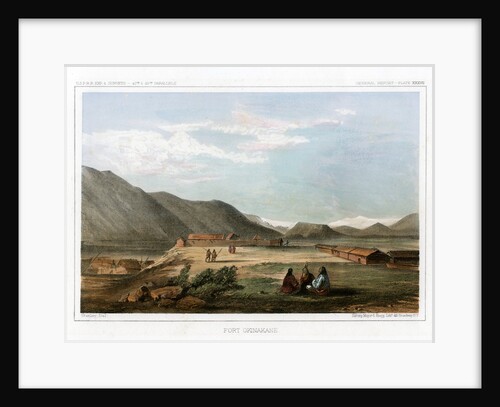 Fort Okinakane, USA by John Mix Stanley