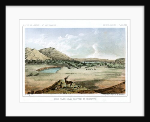 Milk River, Near Junction of Missouri by John Mix Stanley