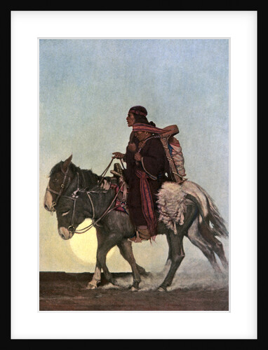 On the October Trail by NC Wyeth