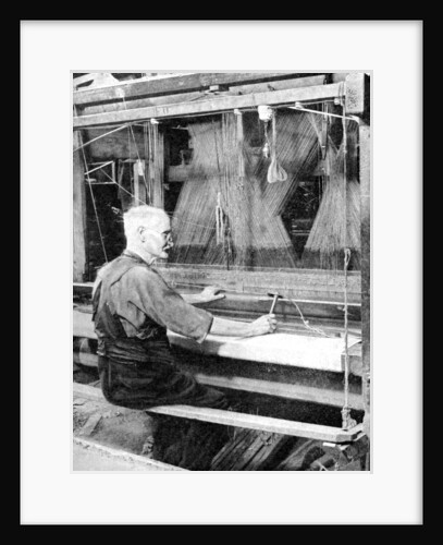 Weaving Irish linen, Lurgan, Armagh by Fox