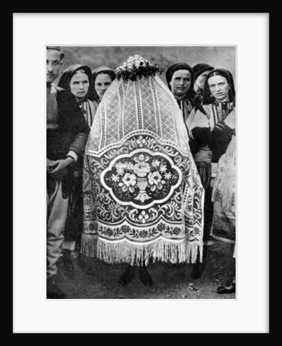 Veiled bride, South Serbia by Anonymous