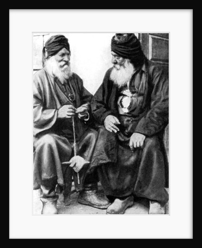 Turkish Cypriot men spinning by Anonymous