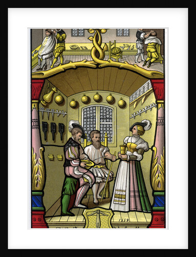 Barber and wigmaker by H Moulin