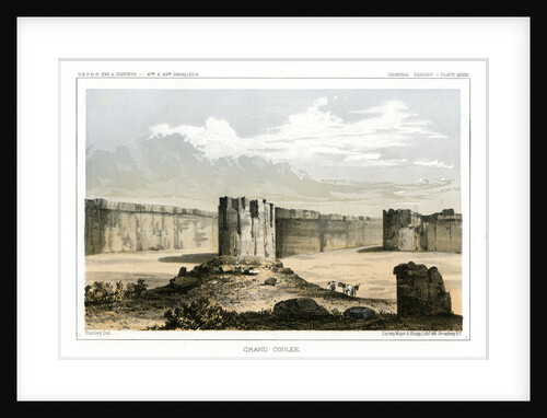 Grand Coulee, Washington, USA by Gustav Sohon