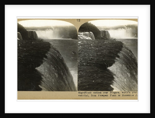 The Niagra Falls, from Prospect Point to Horseshoe Falls by Anonymous