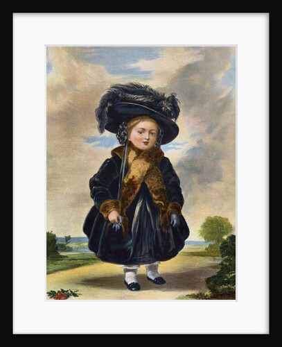 Queen Victoria (1819-1901) aged four years old by Eyre & Spottiswoode