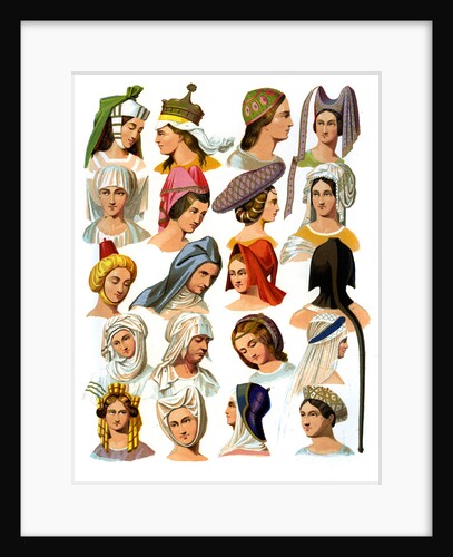 Women's hats of different classes of society by Thurwanger Freres