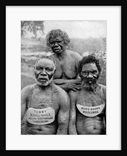 Three Aborigines from the coast tribes above Brisbane, Australia by Anonymous