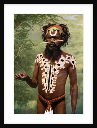 Medicine man, Australia by Spencer and Gillen