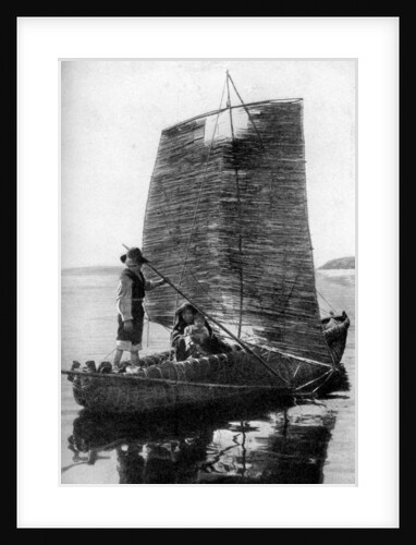 A reed balsa sailing vessel, Bolivia by Anonymous