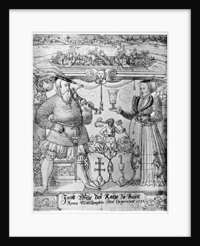 Jacob Wyx of Basel and his wife Anna by Anonymous