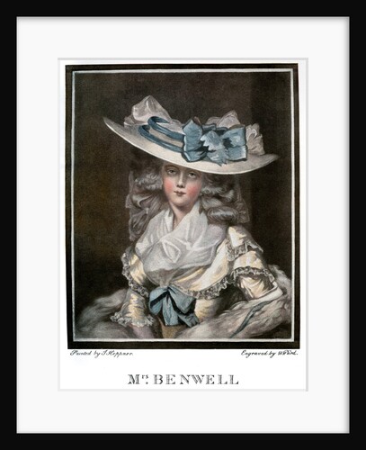 Portrait of Mary Benwell by W Ward