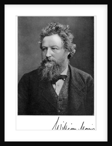 William Morris, 19th-century English artist, writer, socialist and activist by Anonymous
