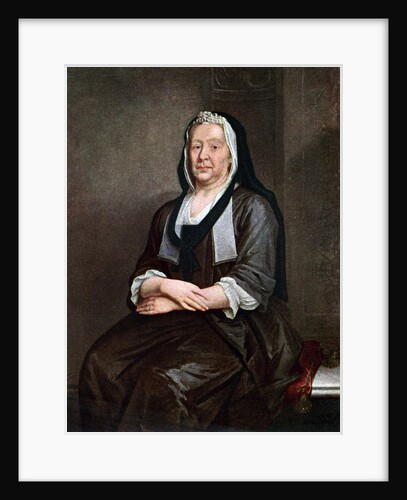 'Mrs Richard Hogarth', the artist's mother by William Hogarth