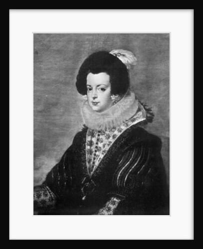 Elisabeth of Bourbon, wife of King Philip IV of Spain by Anonymous